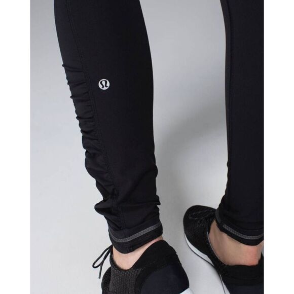 LULULEMON ATHLETICA Speed Tight IV 'Brushed in Black Size 8 - Picture 3 of 7